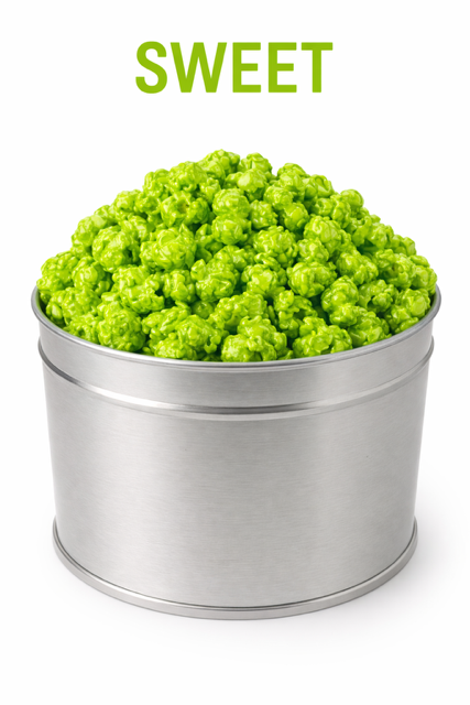Sweet green popcorn delight